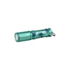 Olight I3E EOS verte menthe avec motif palmier, lampe de poche EDC compacte pour un usage quotidien