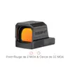 Viseur point rouge Olight Osight avec réticule 2 MOA et cercle 32 MOA pour pistolet et tir sportif.