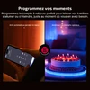 Led Chambre Lumineuse Bande Led RGB Multicolore avec Télécommande à App