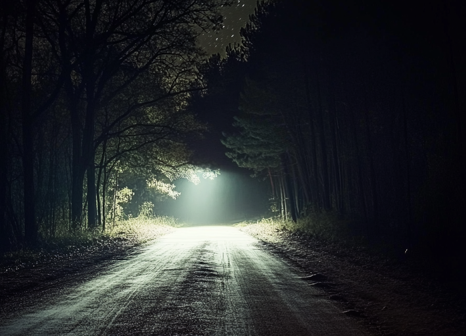 lampe de route avec faible CRI