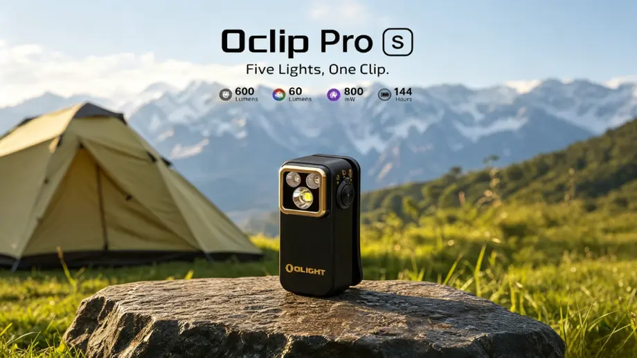 Promener son chien la nuit : comment rester visible et en sécurité avec la mini lampe EDC Oclip Pro S