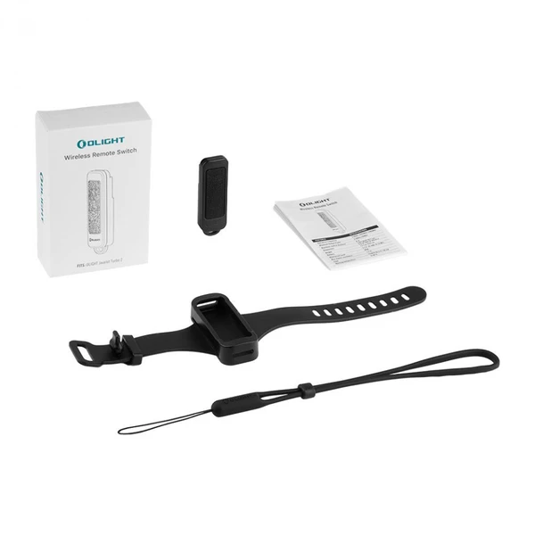 Olight Noir Javelot Turbo 2 interrupteur à distance sans fil avec bracelet pour un contrôle facile
