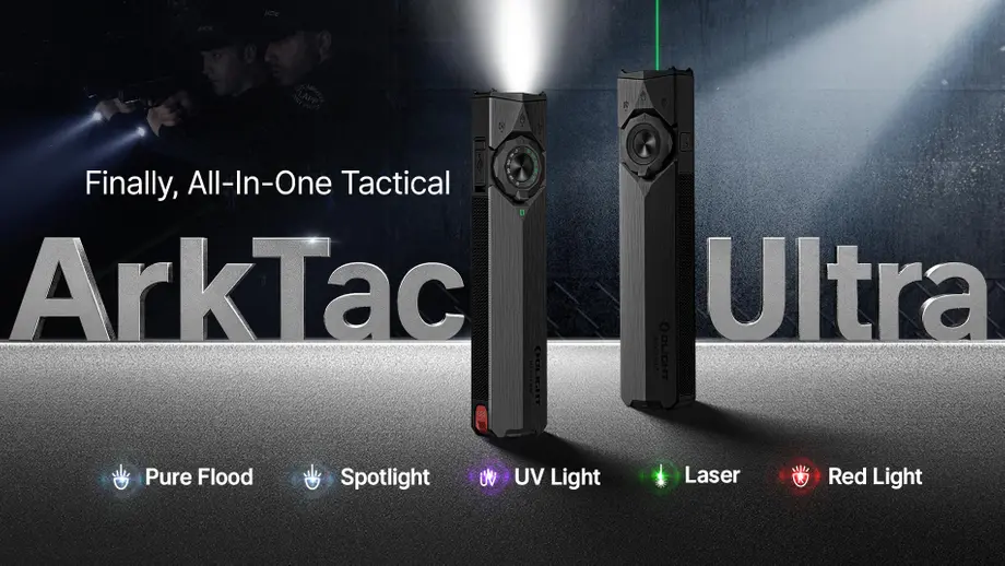 Olight ArkTac : la nouvelle lampe tactique tout-en-un pour une réactivité maximale