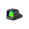 Viseur point rouge Olight Osight K noir de profil avec lentille verte et boutons de réglage pour tir de précision