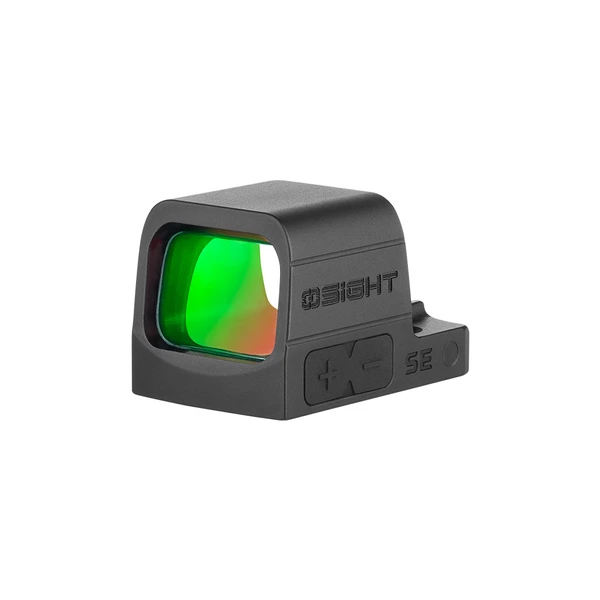 Olight Osight SE noir, vue latérale avec écran vert, pour tir sportif de précision.