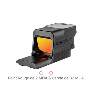Viseur point rouge Olight Osight avec réticule de 2 MOA et cercle de 32 MOA pour pistolet
