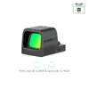 Viseur point rouge Olight Osight SE noir de profil avec lentille verte et réticule point vert 2 MOA pour tir de précision