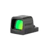 Olight Osight SE noir, vue latérale, viseur point rouge pour une visée rapide et précise.