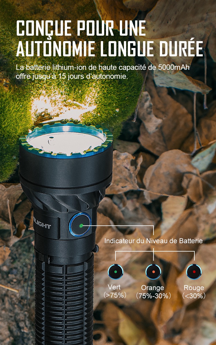 Freyr Lampe Torche Avec Faisceau Multicolore - Olight France