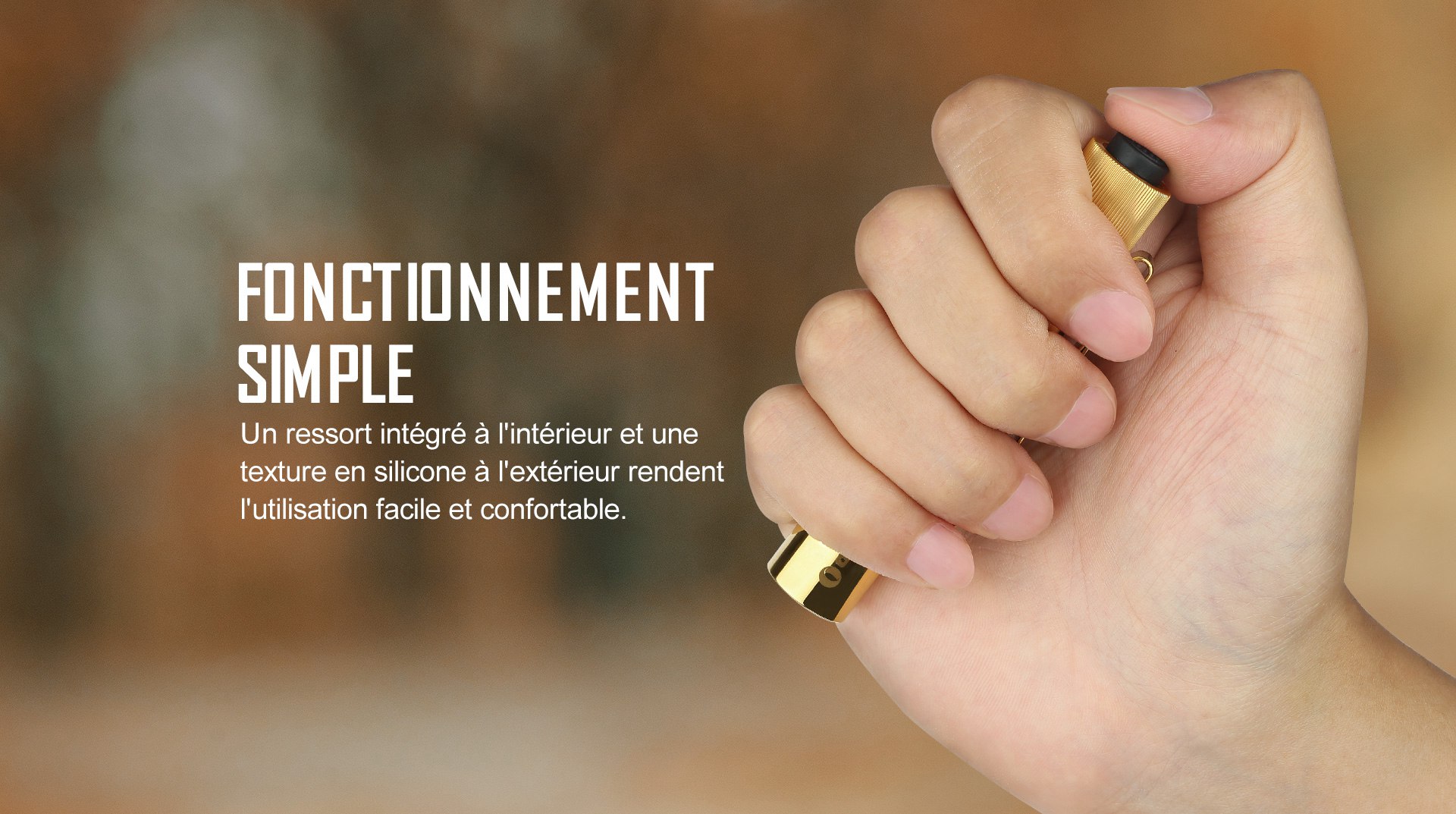 Lampe de poche i3T EOS 180 lumens tan - Olight Lampe de poche i3T EOS 180 lumens tan - Olight