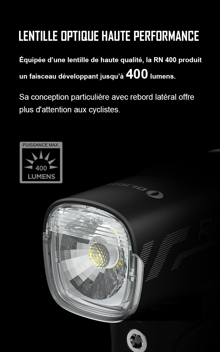 Kit éclairage Vélo AXA Niteline T4-R Rechargeable USB – Avant/arrière, 4 Modes, Visibilité 2000 M – Robuste Et Compact
